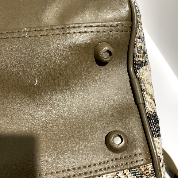 Vintage Jordache Floral Tapestry Weekender Overnight Carry On Bag Tote Travel - Picture 11 of 11